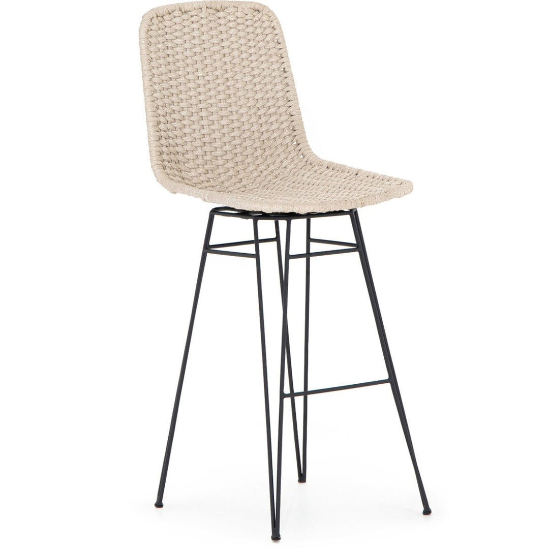 DEMA INDOOR - OUTDOOR ROPE SWIVEL BAR STOOL