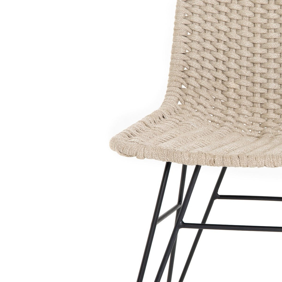 DEMA INDOOR - OUTDOOR ROPE SWIVEL BAR STOOL