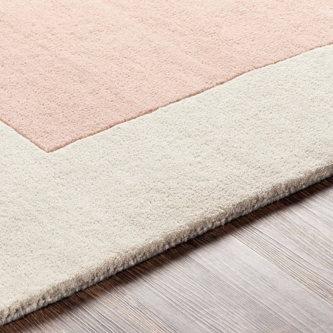 DEMI TUFTED WOOL RUG: BLUSH, GREY