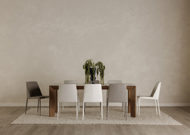 DENMARK WHITE MARBLE TOP DINING TABLE