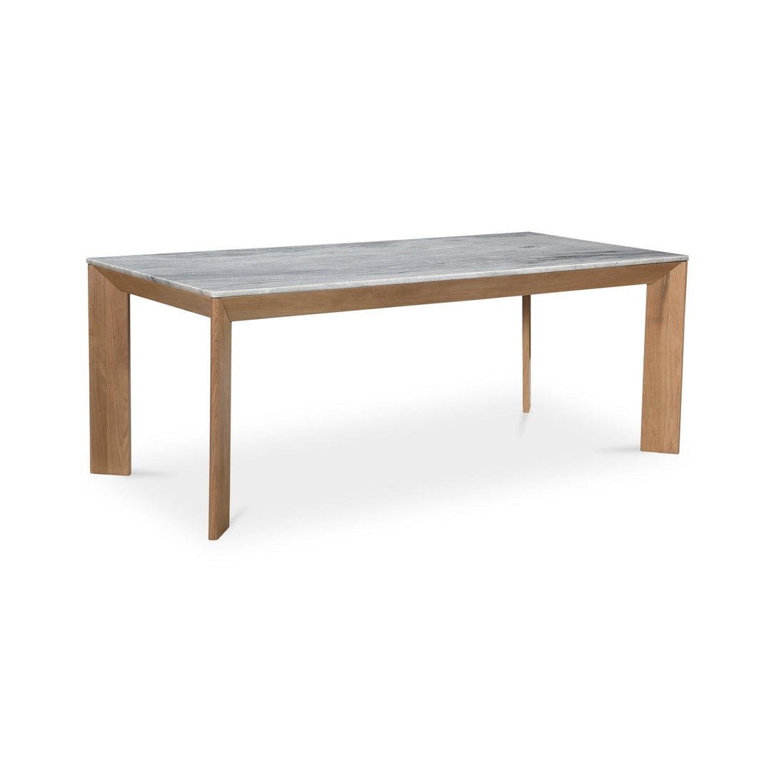 DENMARK WHITE MARBLE TOP DINING TABLE