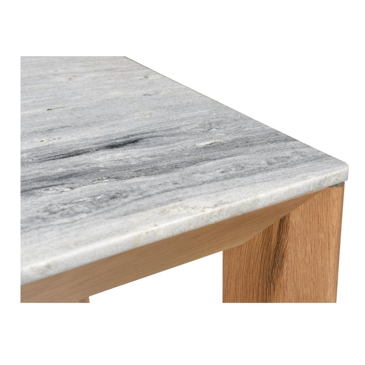 DENMARK WHITE MARBLE TOP DINING TABLE