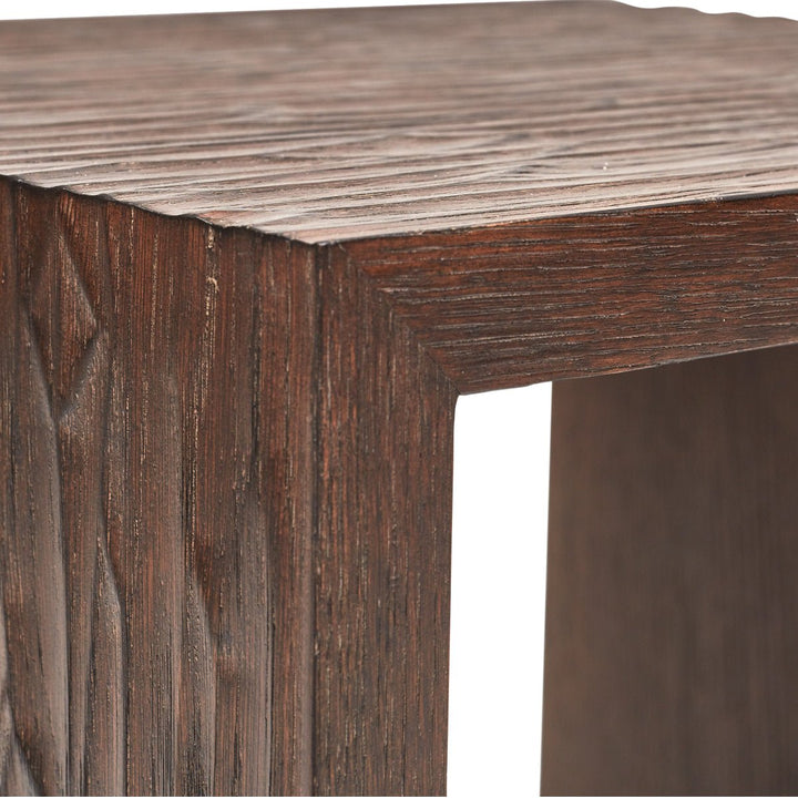 DENVER OAK END TABLES: SMOKED OAK