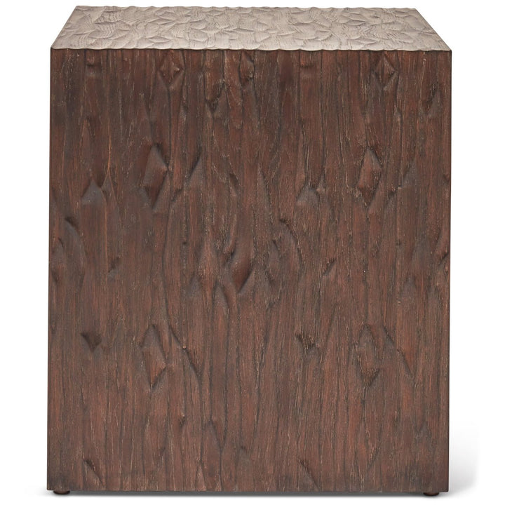 DENVER OAK END TABLES: SMOKED OAK