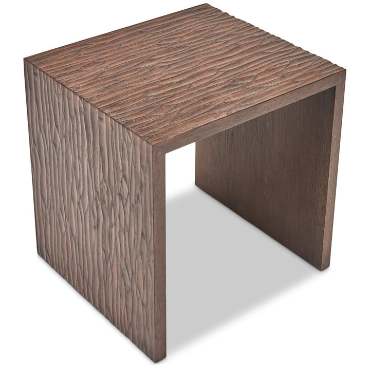 DENVER OAK END TABLES: SMOKED OAK