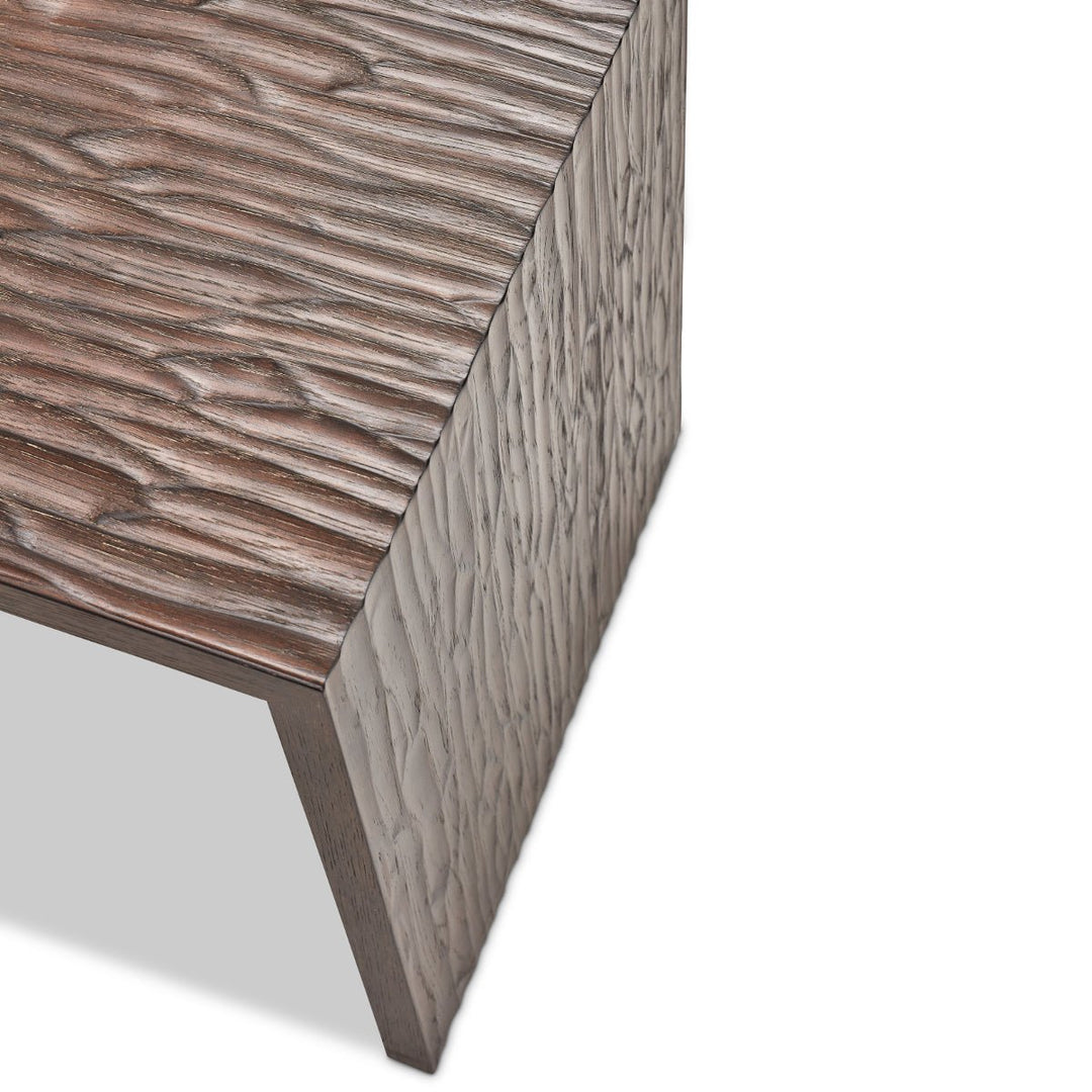 DENVER OAK END TABLES: SMOKED OAK