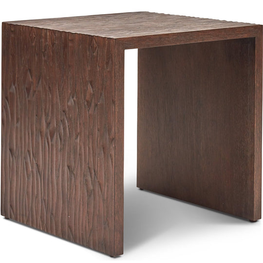 DENVER OAK END TABLES: SMOKED OAK