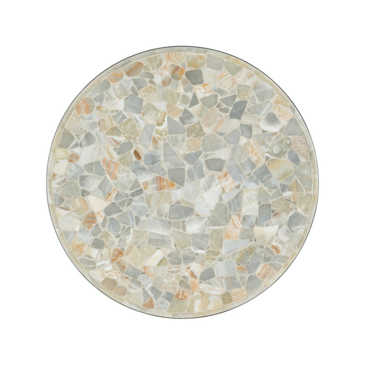 DESERT ONYX ROUND COFFEE TABLE