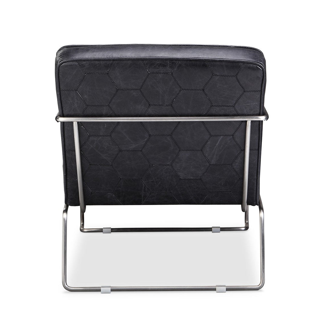 DESMOND CLUB CHAIR: BLACK