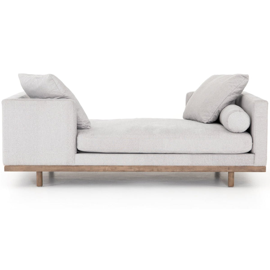 DEVIN TETE A TETE CHAISE: VAIL SILVER