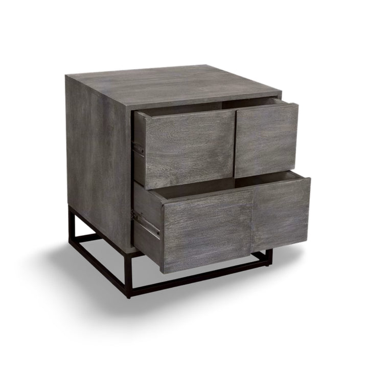 DEVON NIGHTSTAND: GREY