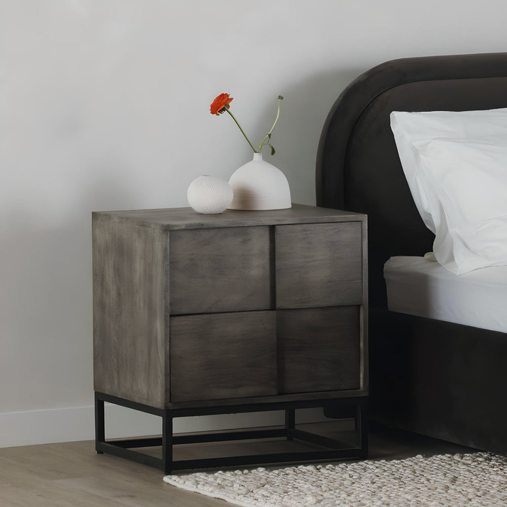 DEVON NIGHTSTAND: GREY