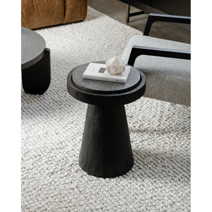 DEX CONCRETE TERRAZZO OUTDOOR SIDE TABLE