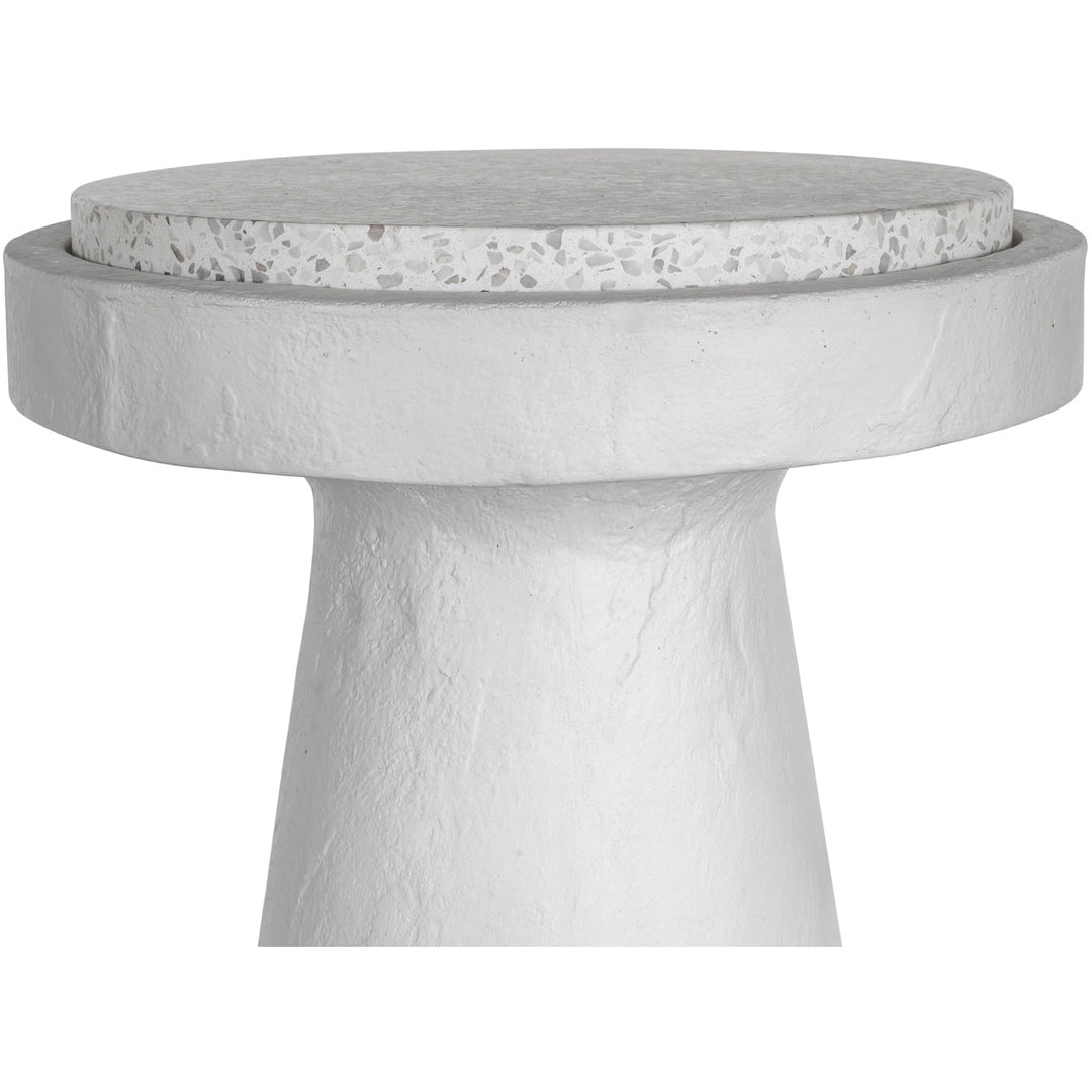 DEX CONCRETE TERRAZZO OUTDOOR SIDE TABLE