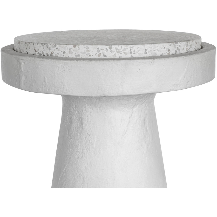 DEX CONCRETE TERRAZZO OUTDOOR SIDE TABLE