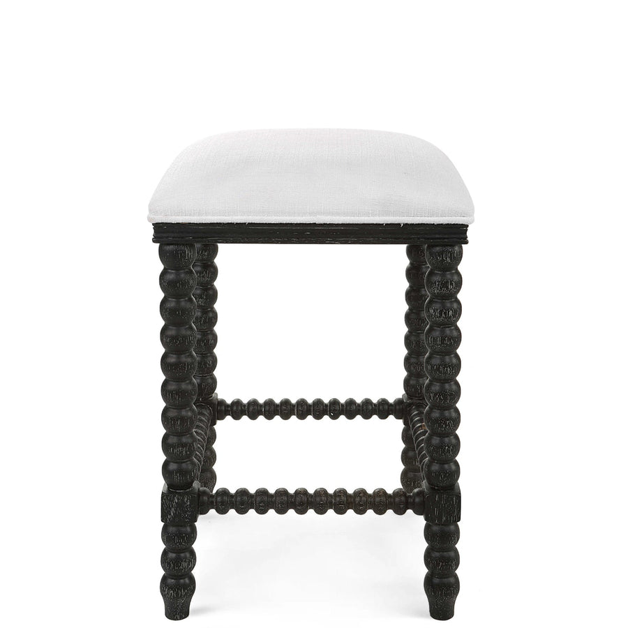 DHARMA CERUSED BLACK COUNTER STOOL