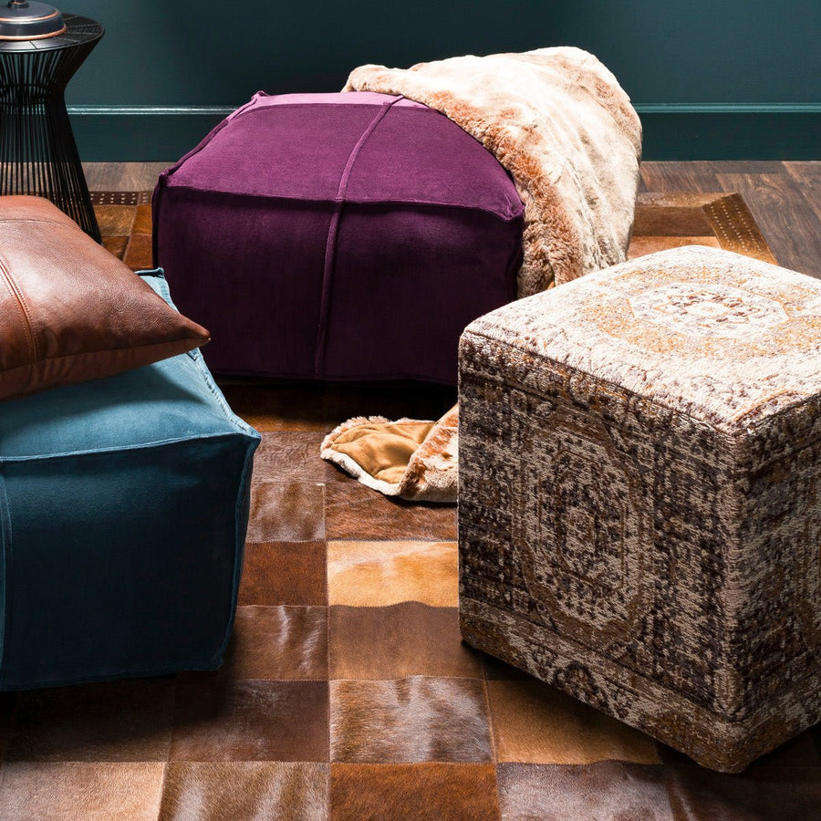 DHARMA CUBE OTTOMAN: MOCHA