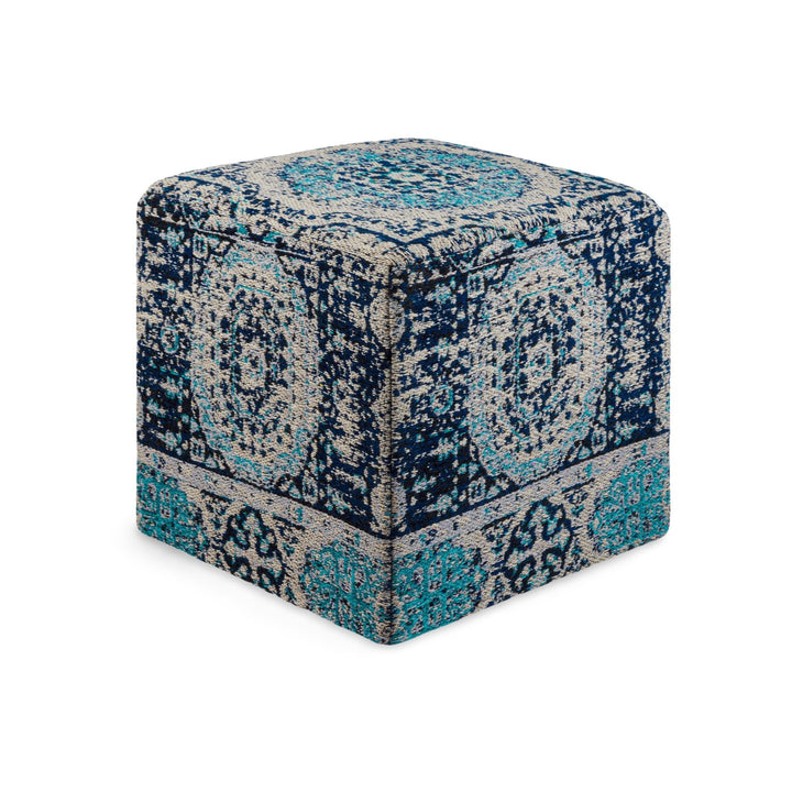 DHARMA CUBE OTTOMAN: NAVY