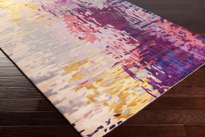 DIBA WOOL RUG: PURPLE