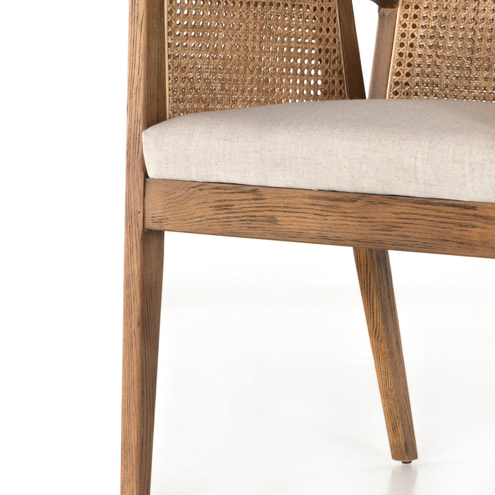 DIEGO CANE DINING ARM CHAIR