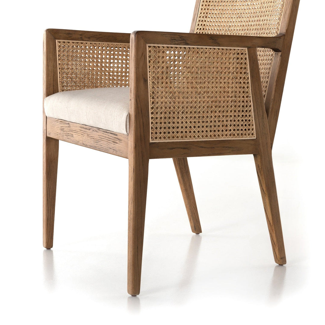 DIEGO CANE DINING ARM CHAIR