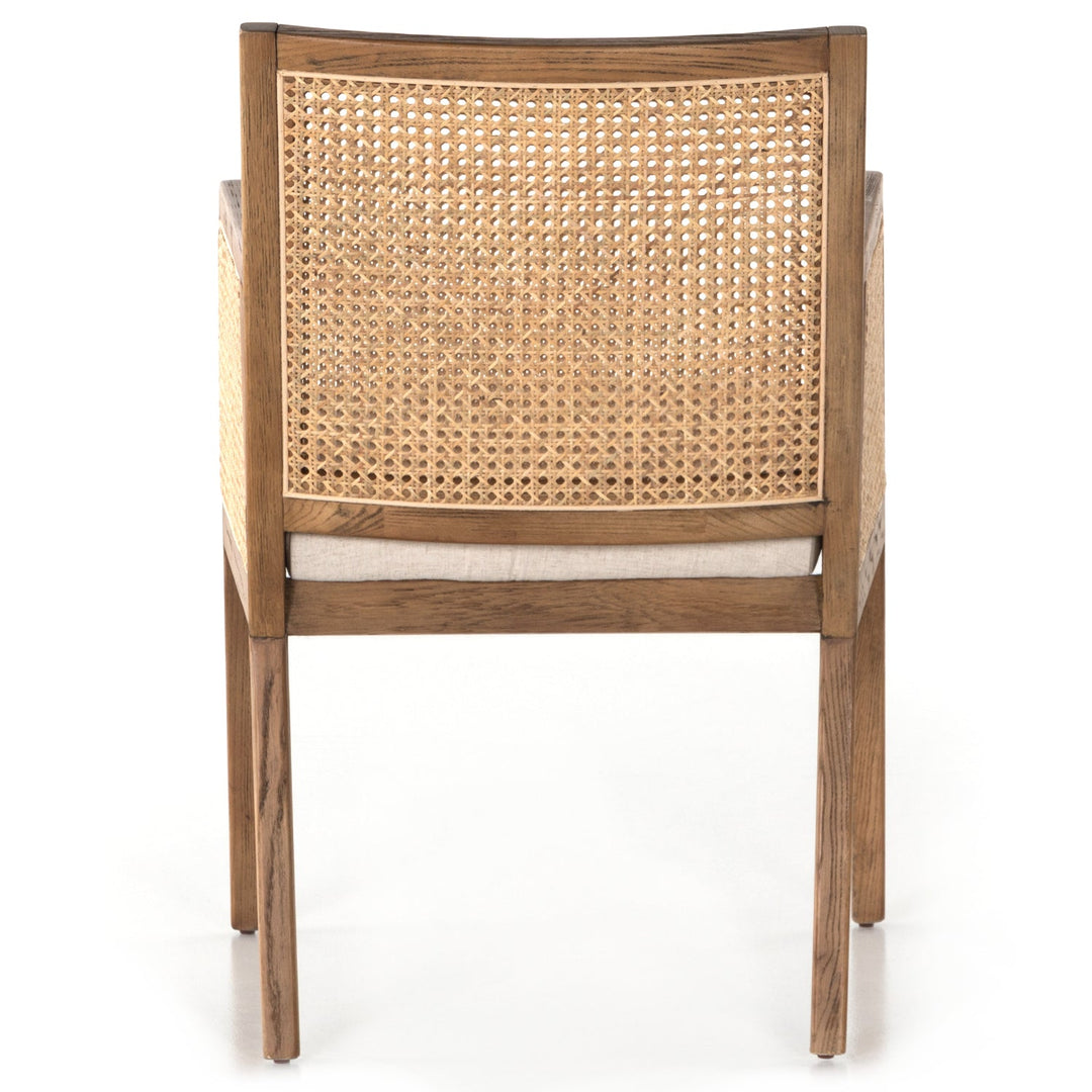 DIEGO CANE DINING ARM CHAIR