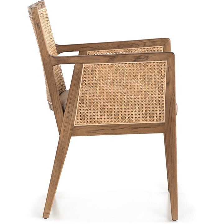 DIEGO CANE DINING ARM CHAIR