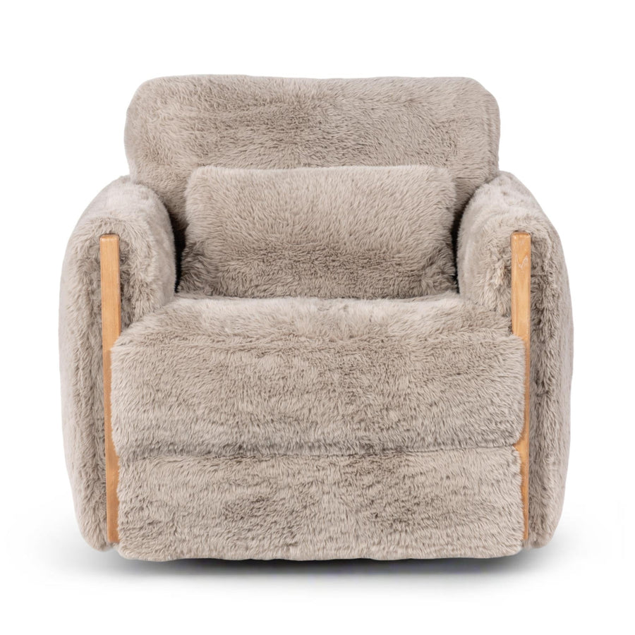 DION SHEARLING SWIVEL CHAIR