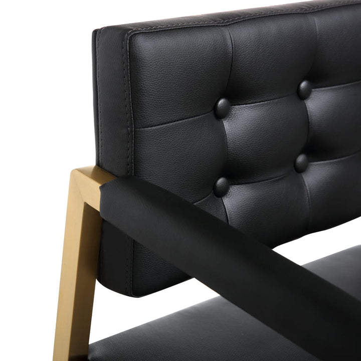 DIRECTOR BAR STOOL: BLACK | GOLD