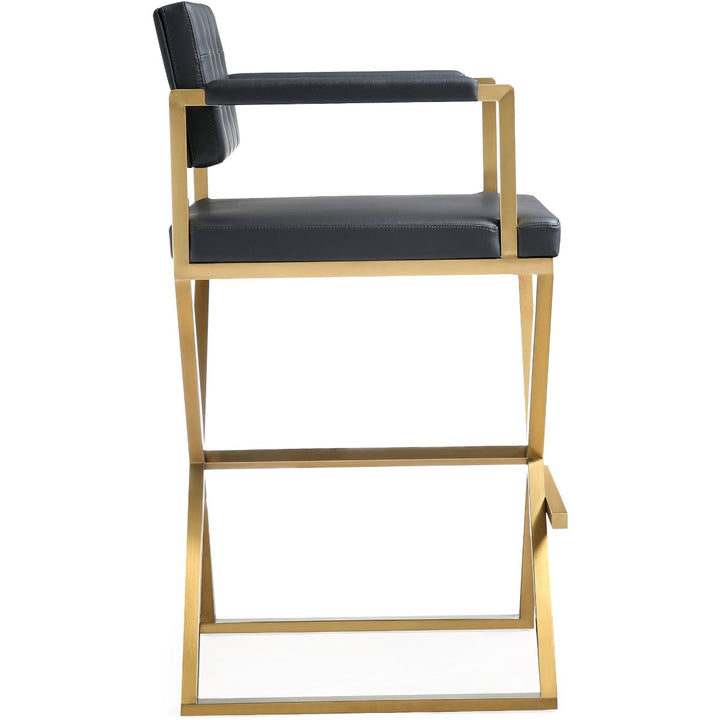 DIRECTOR BAR STOOL: BLACK | GOLD