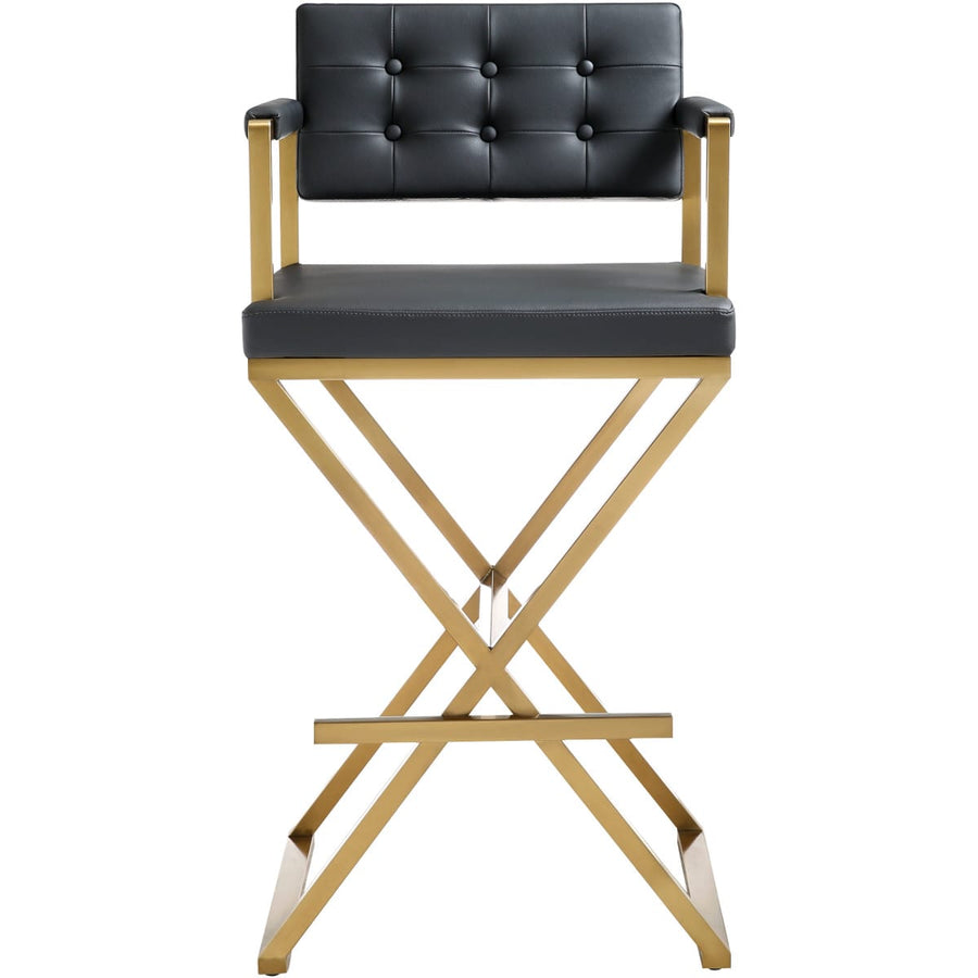 DIRECTOR BAR STOOL: BLACK | GOLD