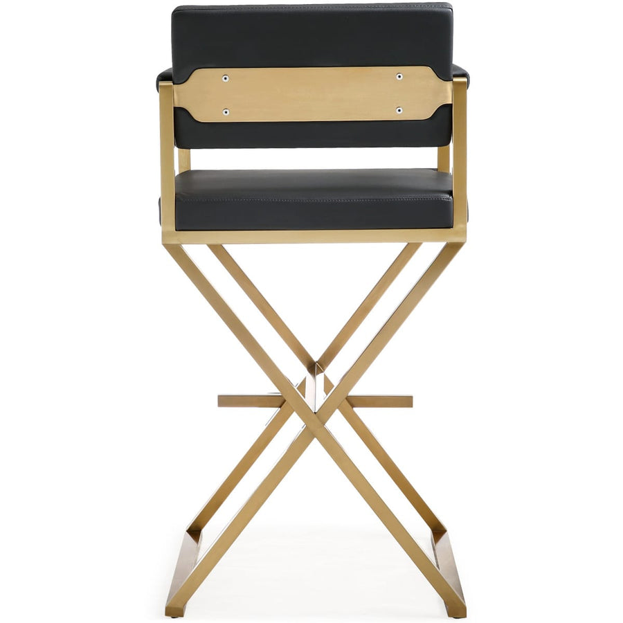 DIRECTOR BAR STOOL: BLACK | GOLD