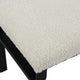 DIVERGE WHITE FUX SHEARLING SMALL BENCH