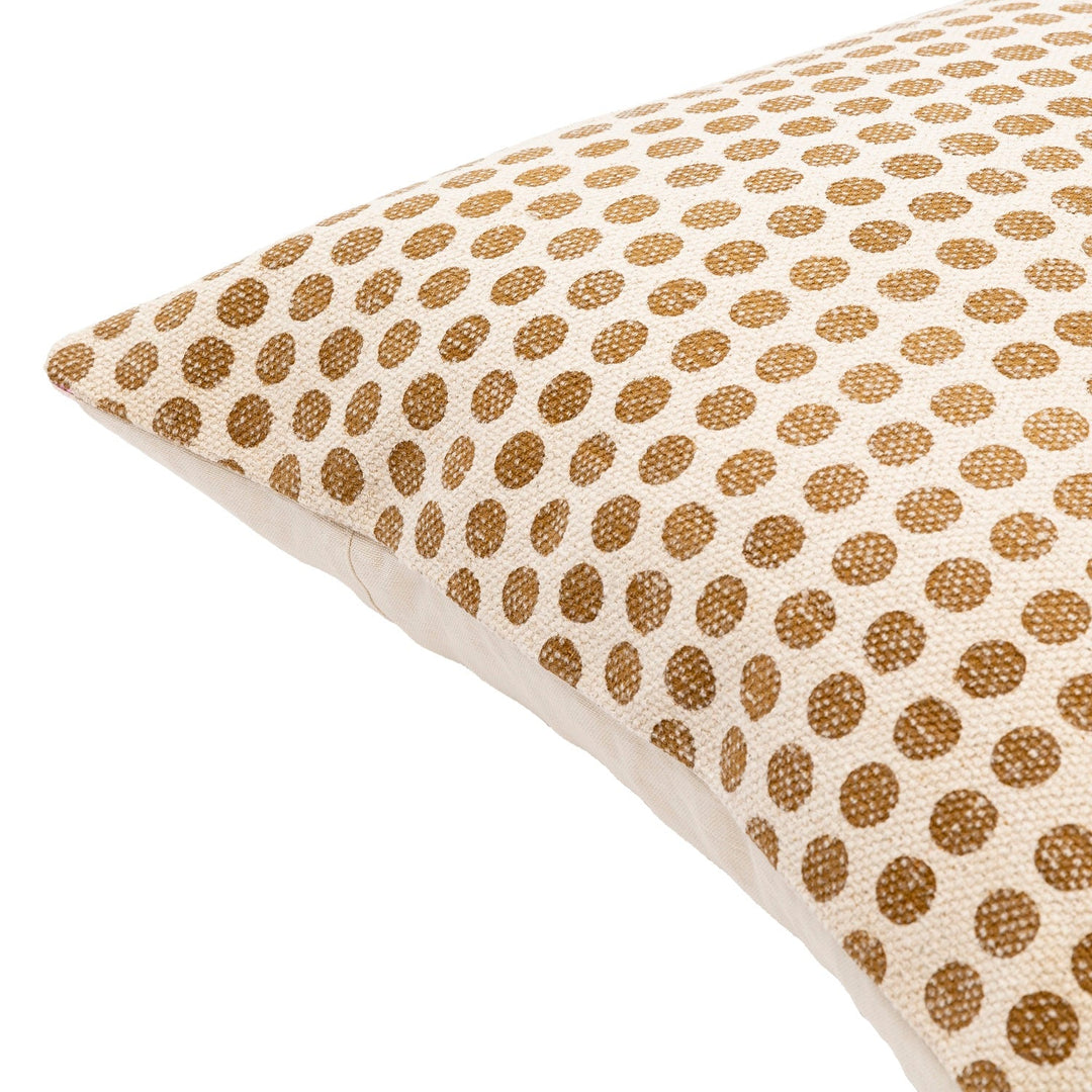 DOLA DOTS WOVEN COTTON PILLOW