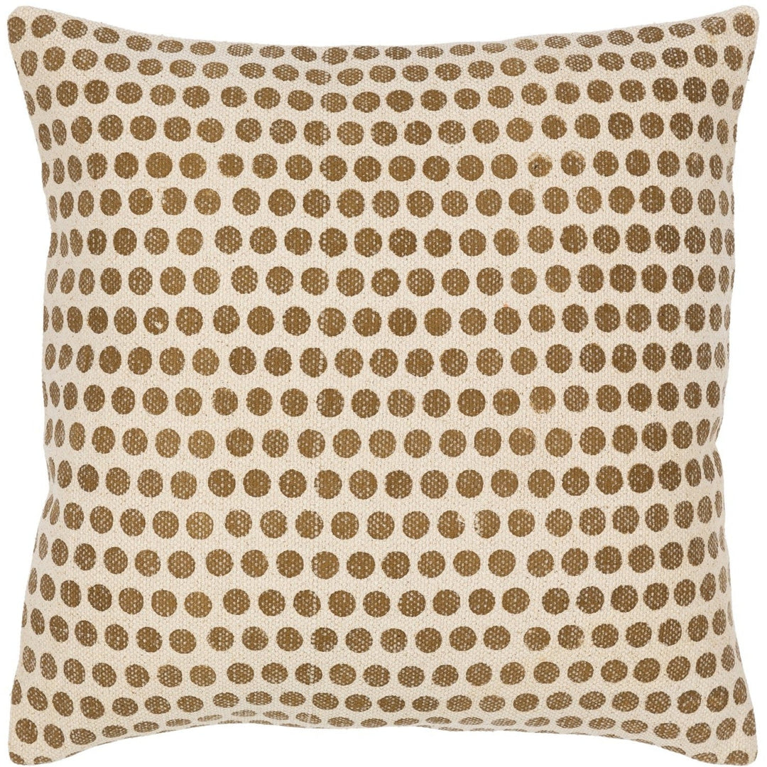 DOLA DOTS WOVEN COTTON PILLOW