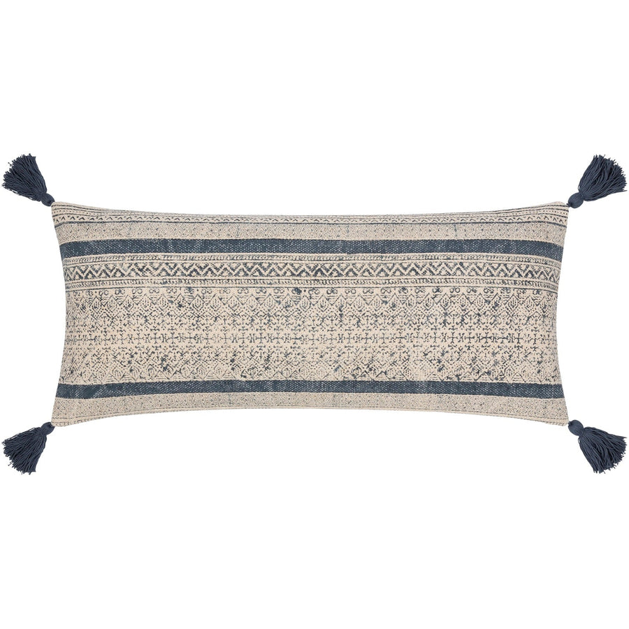 DOLA WOVEN COTTON LUMBAR PILLOW