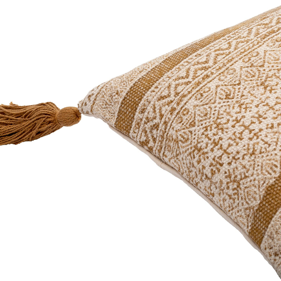 DOLA WOVEN COTTON LUMBAR PILLOW