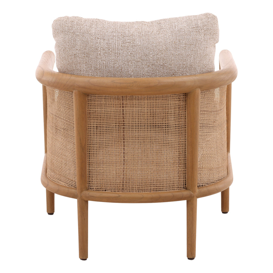 ODETTE CANE PANELED ACCENT CHAIR