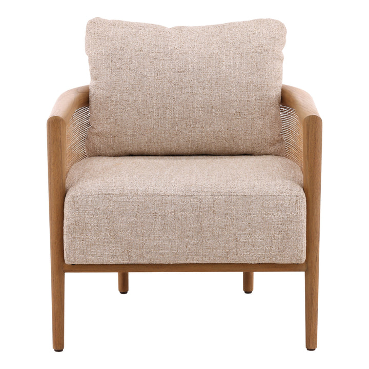 ODETTE CANE PANELED ACCENT CHAIR