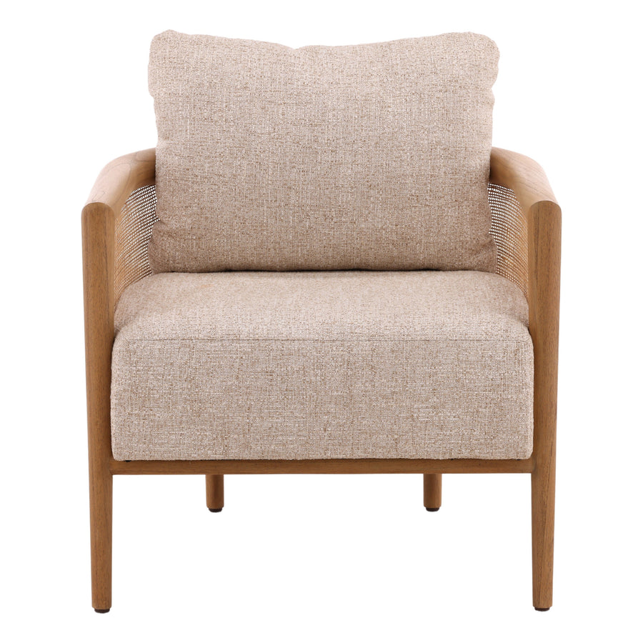 ODETTE CANE PANELED ACCENT CHAIR