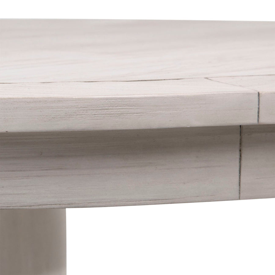 ARUNDEL 54"RD WHITEWASH PINE DINING TABLE