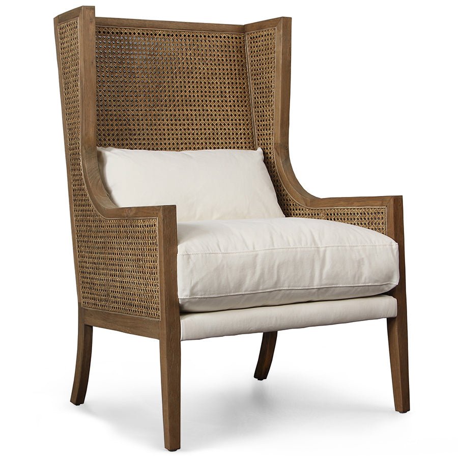 DOWNING CANE WING - BACK ARM CHAIR