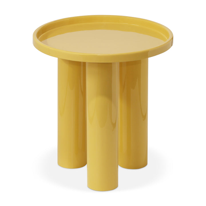 SOFIA ENAMEL ROUND END TABLE