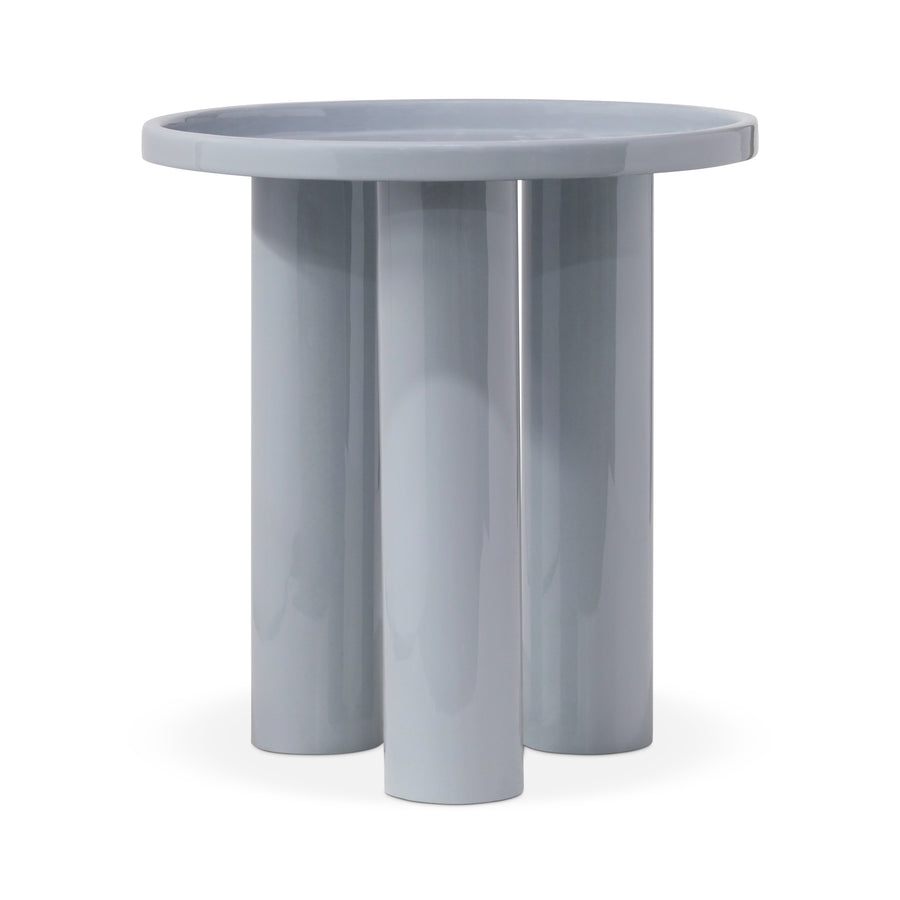 SOFIA ENAMEL ROUND END TABLE