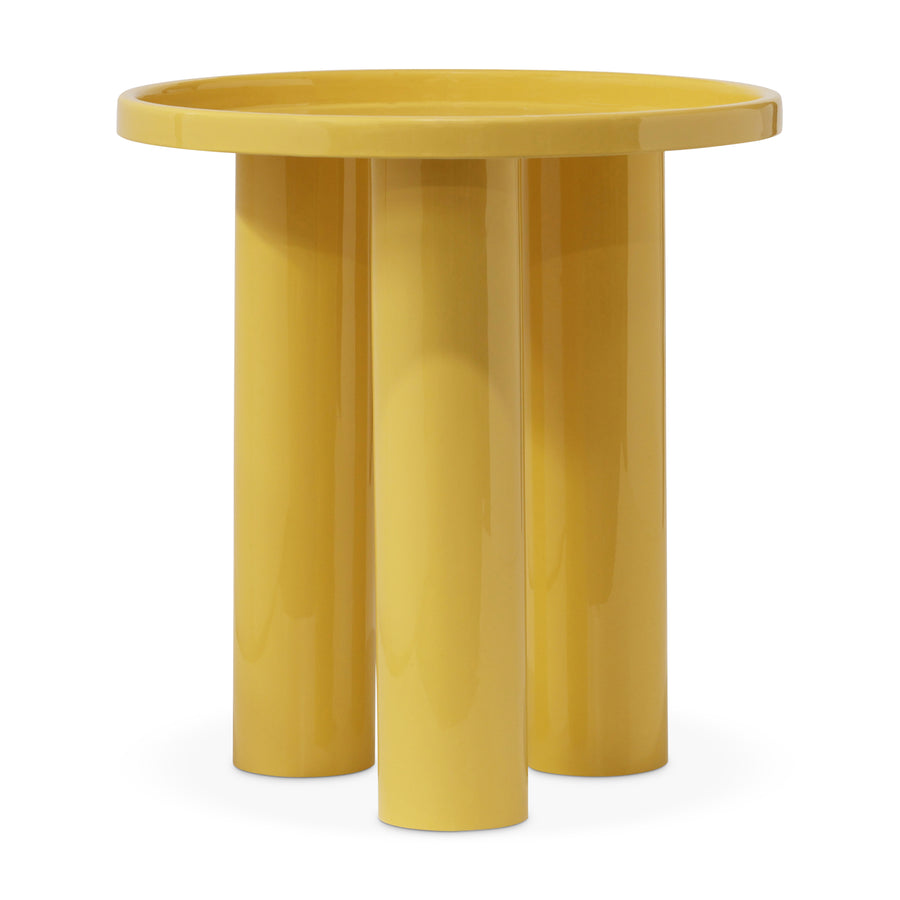 SOFIA ENAMEL ROUND END TABLE