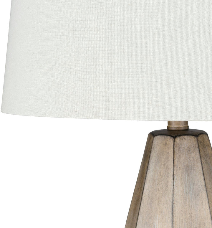 DRESDON LAMP: STONE TAUPE