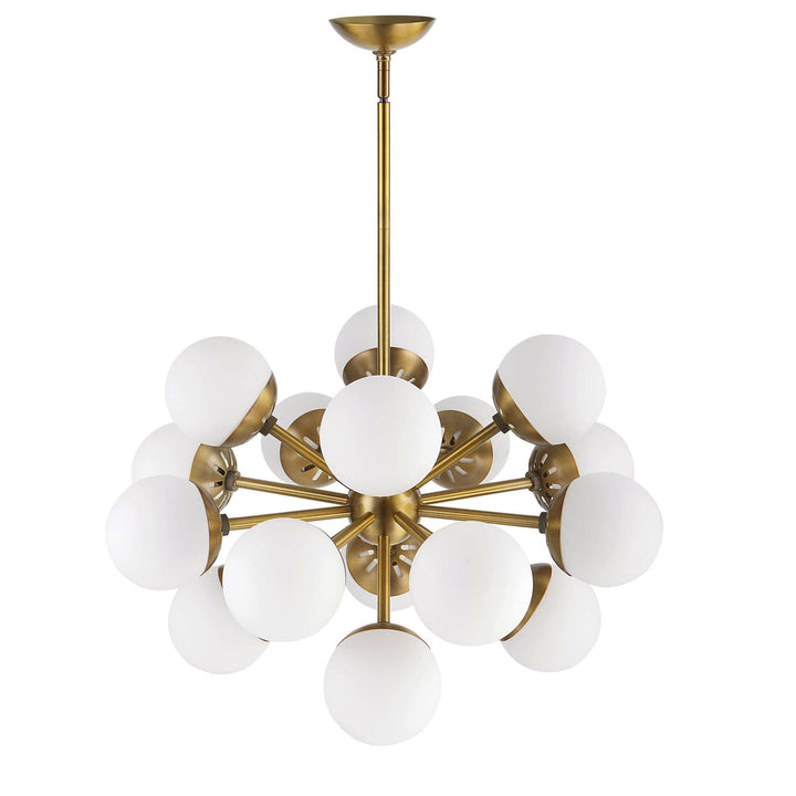 DROPLET ANTIQUE BRASS SPUTNIK CHANDELIER