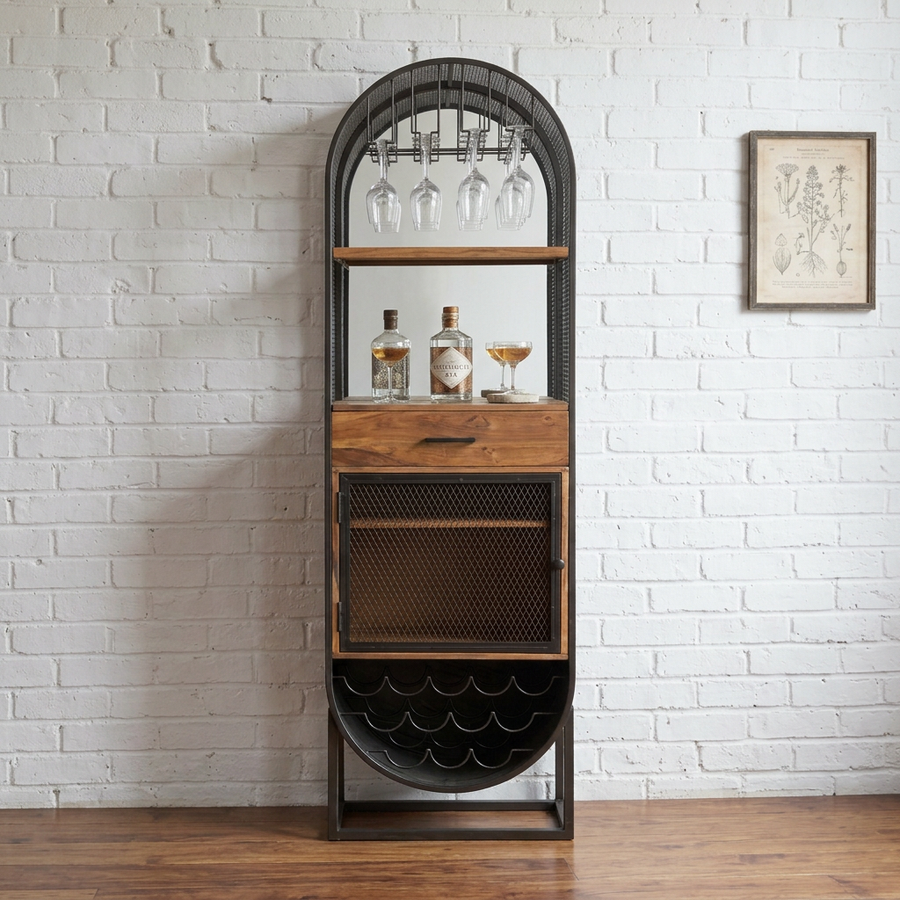 DUNHAM ARCHED WINE & BAR CABINET
