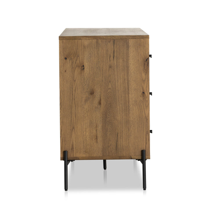 EATON AMBER OAK & RESIN NIGHTSTAND