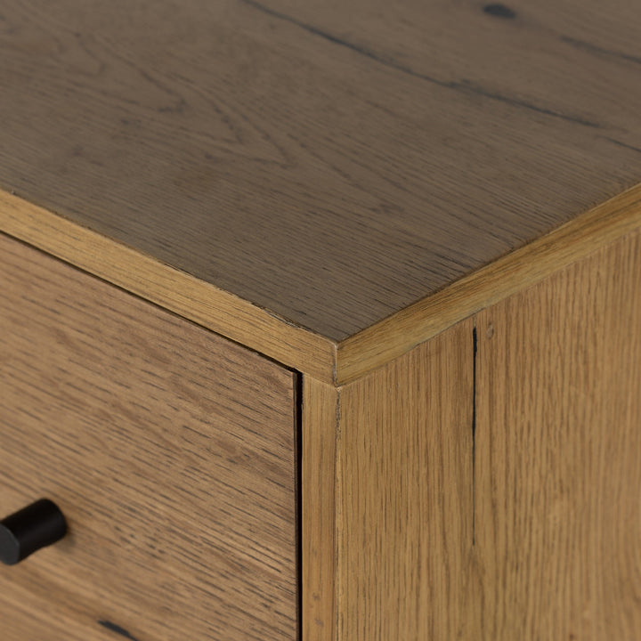 EATON AMBER OAK & RESIN NIGHTSTAND